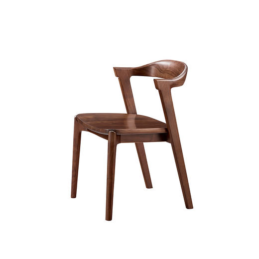 【现代风-CY313餐椅】现代风/餐厅/北美黑胡桃木/实木餐椅 商品图1