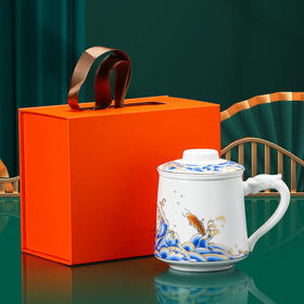 【新国潮 新文创】珍瓷窑 羊脂玉瓷 办公杯系列 礼盒装