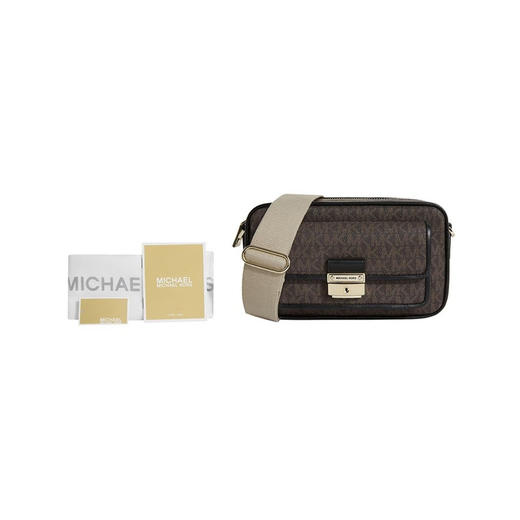MICHAEL KORS 迈克.科尔斯 MK女包 女士BRADSHAW系列小号单肩信封包 黑色 32F1G2BC2B 商品图4