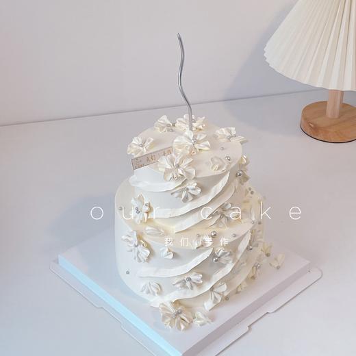 裱花6+4小双层蛋糕-低糖处理无添加 商品图1