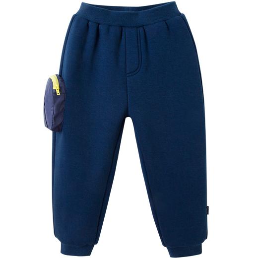 英氏儿童夹棉裤子2022秋冬保暖长裤宝宝休闲裤冬棉裤YRKCJ42327A 商品图4