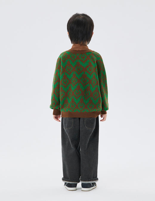 JNBY  22年冬款  假俩件长袖套头毛衫  1M0311500 商品图5