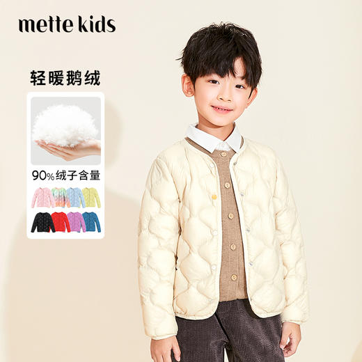【童装多色轻薄羽绒服】22年秋冬新品童装羽绒服90白鹅绒轻薄保暖小外套 商品图3