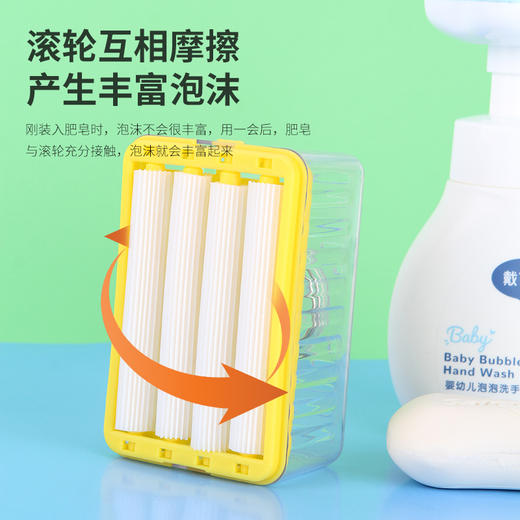 【春艺】香皂盒多功能肥皂盒免手搓起泡皂盒滚轮式家用收纳盒沥水轩悦M仓 商品图2