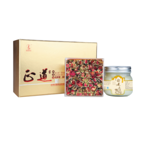 甜蜜蜜    【雪脂莲蜂蜜280g（瓶） 重瓣红玫瑰50g （盒） 】