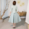BS-T2032 民国风少女旗袍清纯素雅女学生改良连肩袖汉服套裙 商品缩略图4