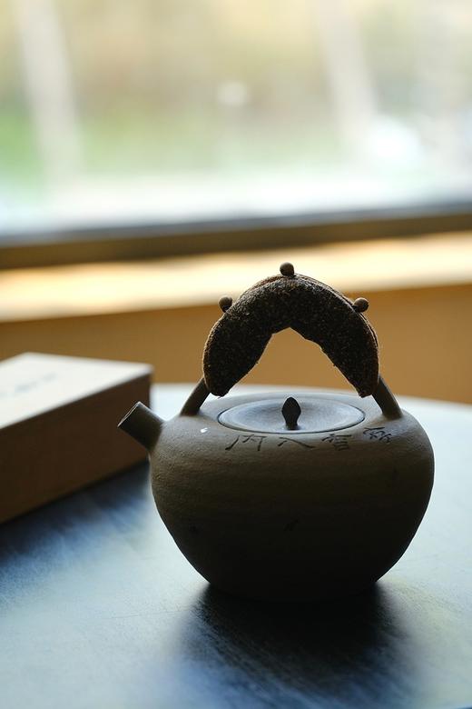 提梁壶 烧水壶 朴陶 500ml 商品图1