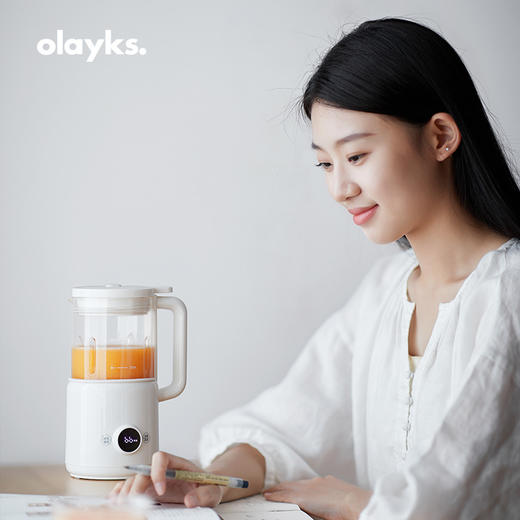 olayks欧莱克迷你破壁机家用豆浆机小型多功能静音迷你0.6L料理机 心选到家 商品图1