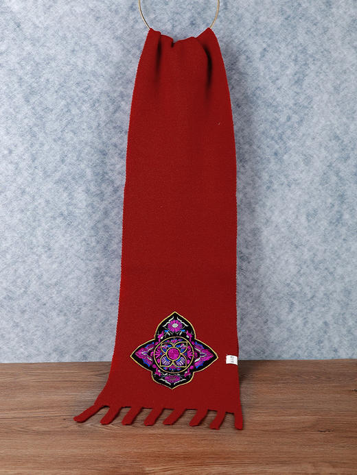 宁安如梦毛线围巾 /   红色 黄色 蓝色 绿色  / 现货 商品图5