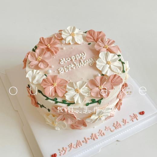 韩式裱花小清新花瓣蛋糕-低糖处理无添加 商品图5