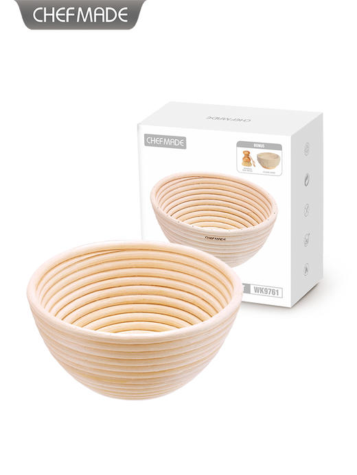 【学厨】6.5寸发酵藤篮WK9761 商品图0