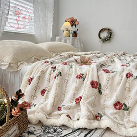 日本品牌日织西川牛奶绒羊羔绒毛毯多功能被套拉链盖毯厚空调毯办公室午睡