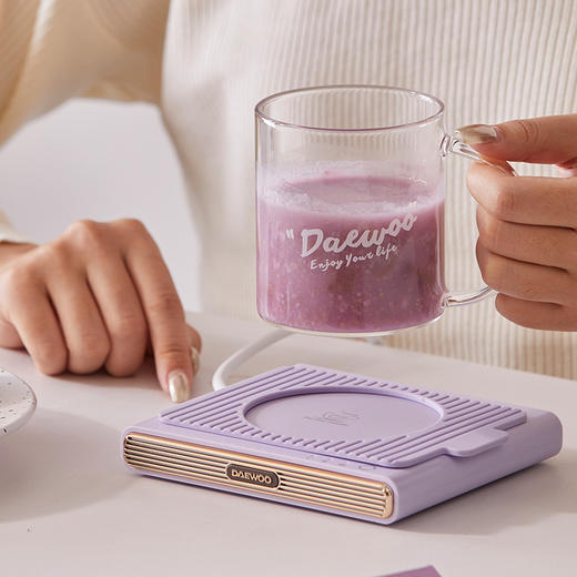 【精选包邮】大宇恒温杯垫加热杯垫55度暖暖杯垫保温杯子办公室家用热牛奶神器 心选到家 商品图0