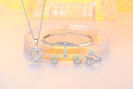 新款《航行》携手一起走向深蓝   纯银特色首饰套装 商品图2