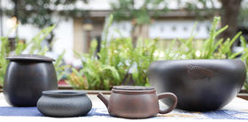 【建水紫陶茶具套装】