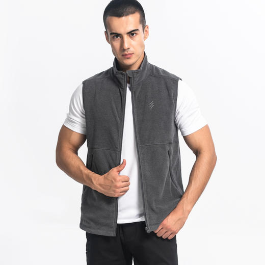 探险者保暖立领抓绒马甲 商品图4