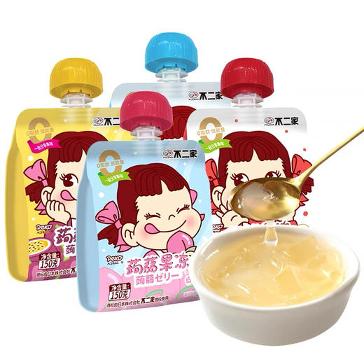 不二家蒟蒻果冻150g 水果吸吸果汁果冻布丁 商品图0