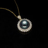 奥利维拉OLIVEIRA   大溪地黑珍珠吊坠S925银项链 商品缩略图7