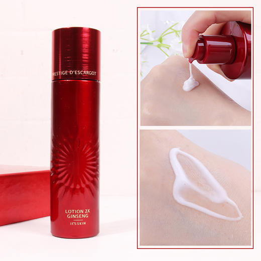 韩国its skin伊思2X系列红参蜗牛水140ml/乳140ml组合套盒护肤补水滋润 商品图4