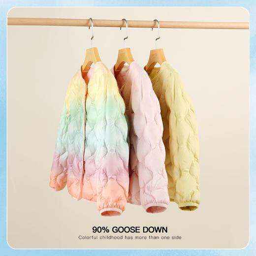 【童装多色轻薄羽绒服】22年秋冬新品童装羽绒服90白鹅绒轻薄保暖小外套 商品图8