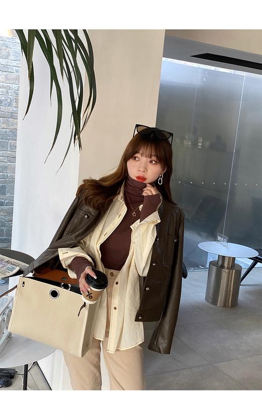 【YW】无忧购秋冬螺纹棉材质面料自体发热软糯亲肤打底衫（截单后7天发货） 商品图12