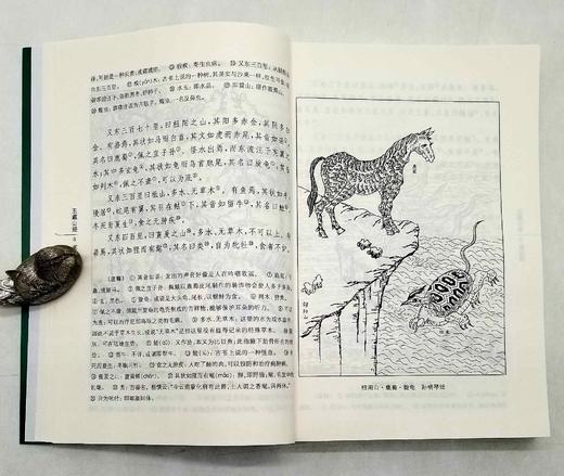 《山海经鉴赏辞典（插图本）》，王红旗著，孙晓琴绘，上海辞书出版社2019年第一版第二次印刷，定价48，售价24元。 商品图7