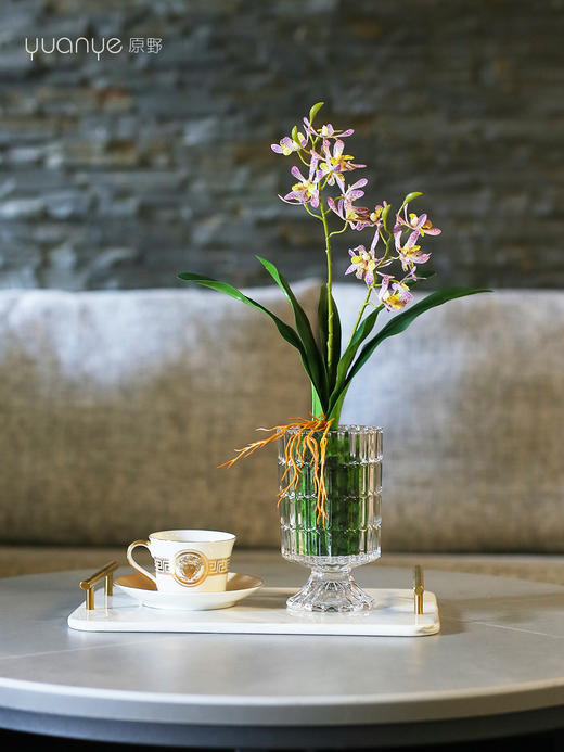 自然风仿真迷兰摆件假花酒店客厅餐桌玄关茶几花卉仿真装饰摆设花 商品图0