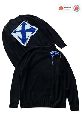 男女同款寬鬆版廓形毛衣