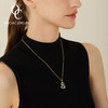 onchic彩色符号项链女秋冬轻奢毛衣链 商品缩略图4