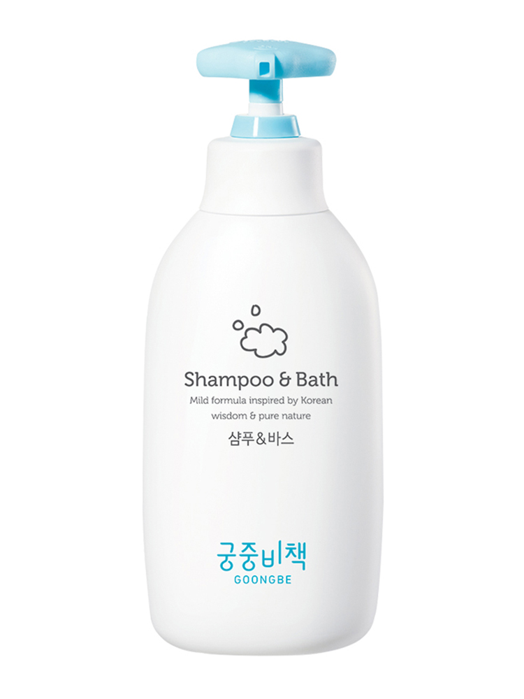 宫中秘策洗发沐浴露二合一泡泡洗发水沐浴露洁净温和无泪350ml