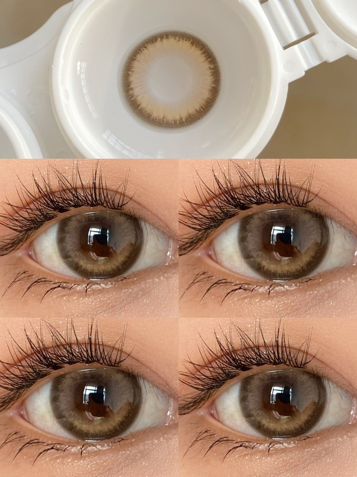CLAIRECOLOR年抛隐形眼镜 奶油可颂14.5mm 1副/2片-VVCON美瞳商城10