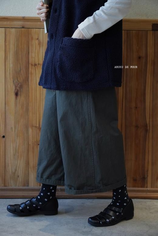 HTS卡其/黑/棕/墨绿阔腿裤 商品图11