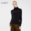 LIZZY 简约堆堆领长袖休闲百搭单穿打底针织衫7737 商品缩略图2