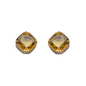 订购12周到｜THOT GIOIELLI-Gold-菱形 耳环［意大利设计师］ 商品图0
