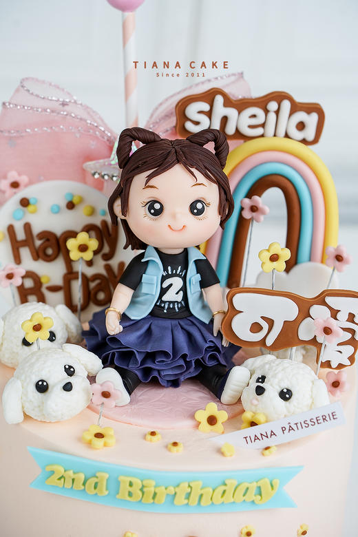 【立体红丝绒造型蛋糕】可爱周岁宝宝定制 商品图1