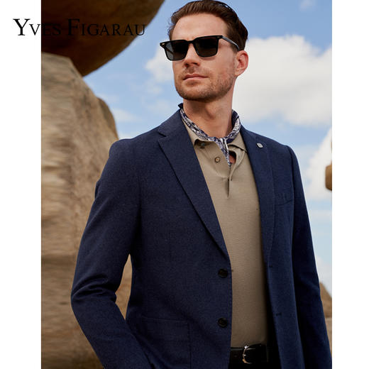 YvesFigarau伊夫·费嘉罗秋冬新款100%绵羊毛便西装940601 商品图0