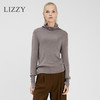 LIZZY 简约堆堆领长袖休闲百搭单穿打底针织衫7737 商品缩略图0