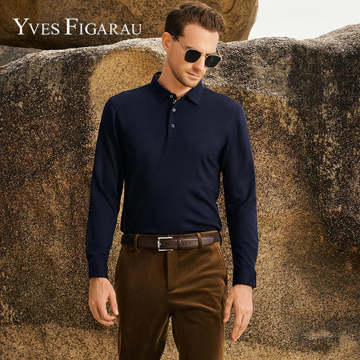 YvesFigarau伊夫·费嘉罗秋冬新款休闲长袖T恤940908 商品图0