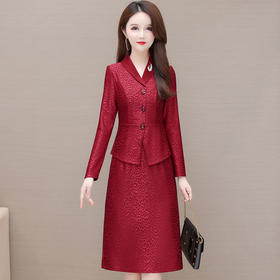 YWE 1033修身长袖气质长袖连衣裙