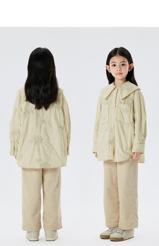 JNBY  22年冬款   宽松翻领短款棉服  1M0B11890 商品图7