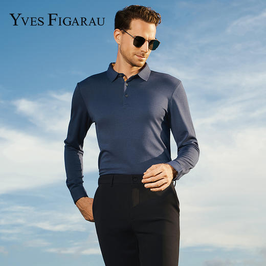 YvesFigarau伊夫·费嘉罗秋冬新款休闲长袖T恤940909 商品图0