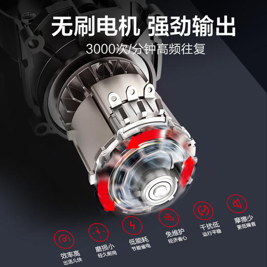 威克士20V无刷往复锯WU501 锂电动马刀锯小型多功能手持切割锯片 商品图1