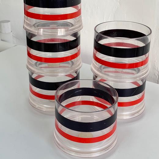 意大利太空时代Guzzini中古塑料水杯A0133 商品图3