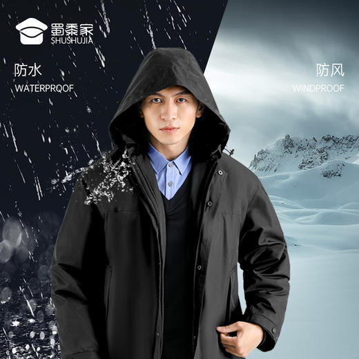 【通勤棉大衣】中长款棉服外套加厚保暖通勤风衣 商品图1