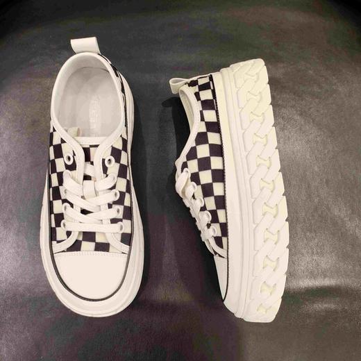 lfgj bp901橡胶底棋盘格子板鞋 商品图11