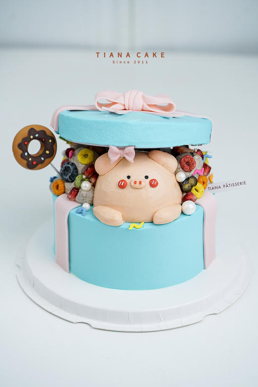 【手绘定制】猪猪礼物盒 商品图1