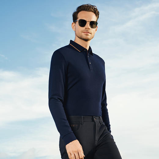 YvesFigarau伊夫·费嘉罗秋冬新款休闲长袖T恤940902 商品图1