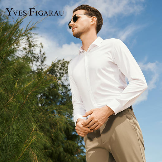 YvesFigarau伊夫·费嘉罗秋冬新款休闲长袖衬衫942321 商品图0