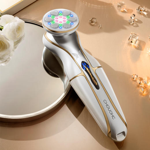 宙斯新款CHOUOHC闪蝶美容仪家用脸部高频波微电流美容仪 商品图1