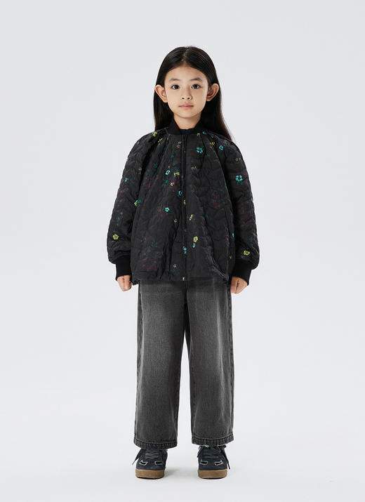 JNBY  22年冬款  传统花卉  中长款羽绒服  1M0C11870 商品图8